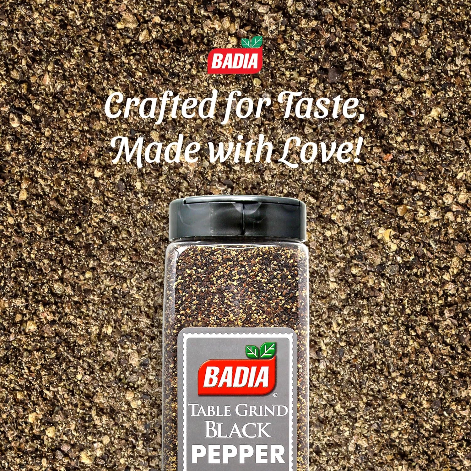 Badia Black Pepper Table Grind, 16 oz - Premium Seasoning for Cooking & Freshly Ground Flavor - Image 2